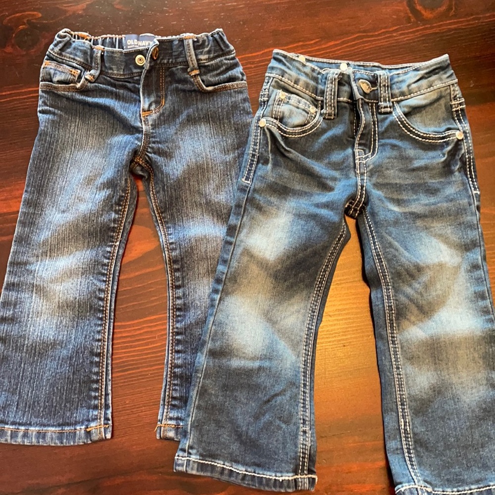 Baby girl boot-cut jeans